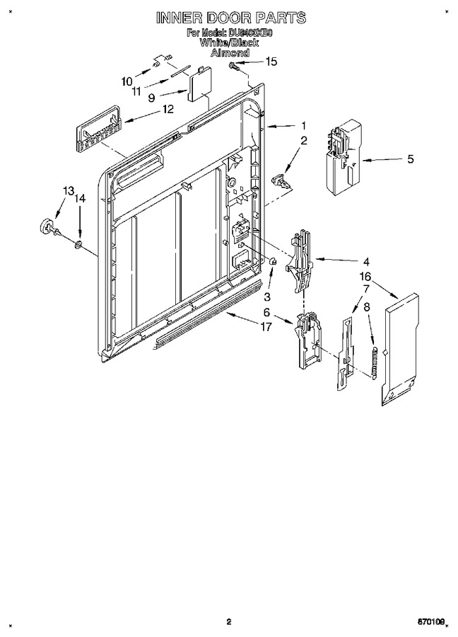 Diagram for DU8400XB0