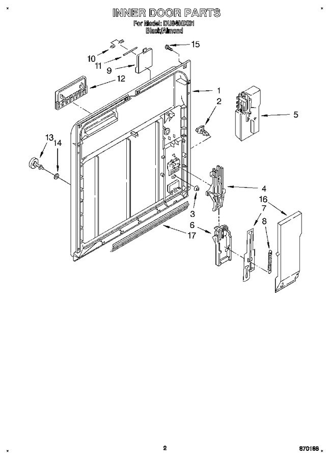 Diagram for DU8400XB1