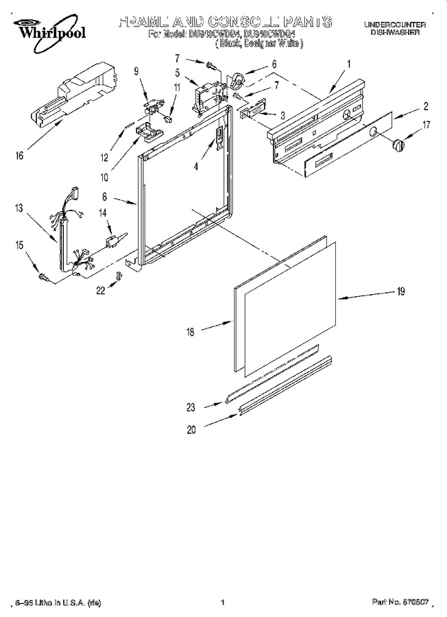 Diagram for DU840CWDB4