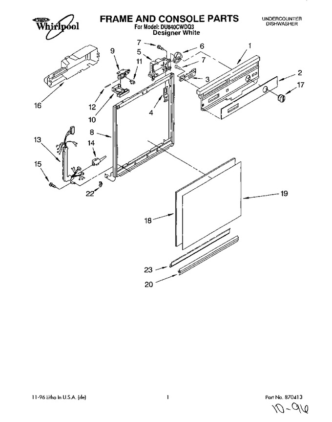Diagram for DU840CWDQ3