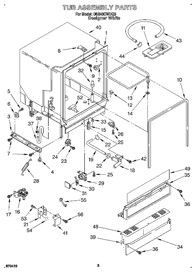 Diagram for DU840CWDQ3
