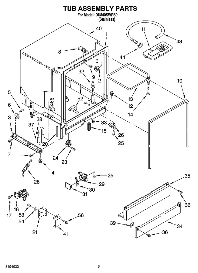 Diagram for DU840SWPS0