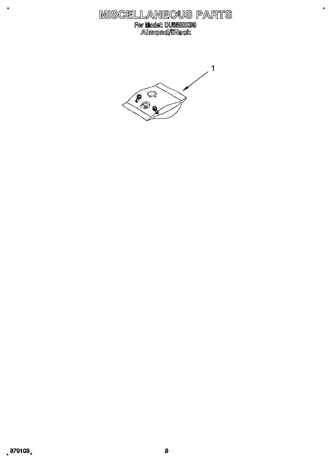 Diagram for DU8500XB0