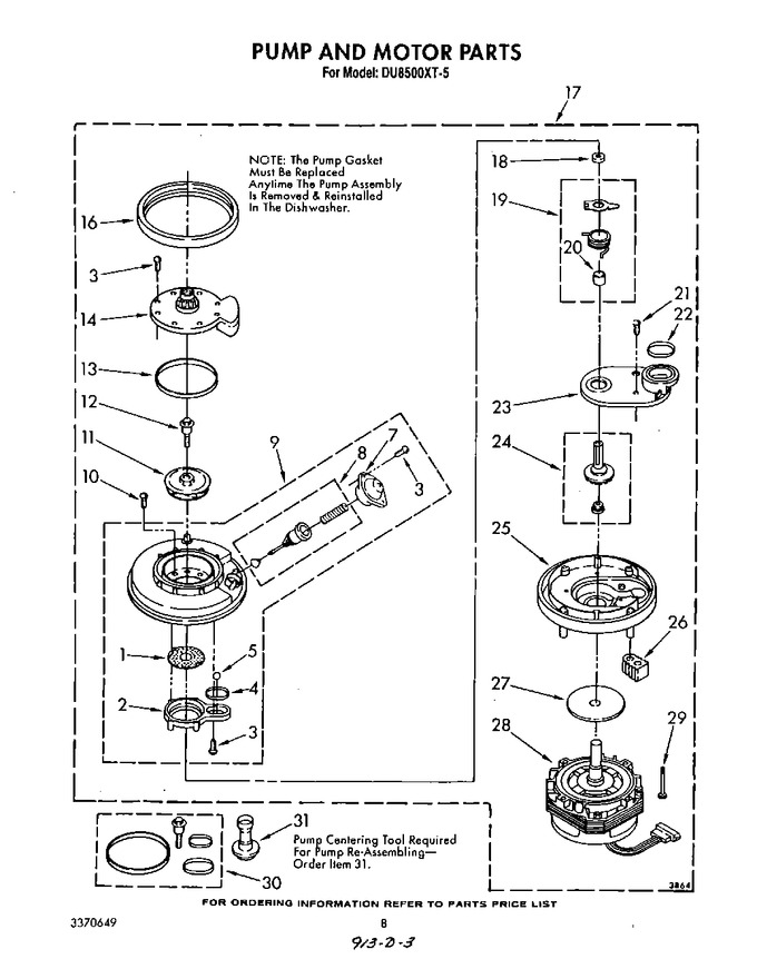 Diagram for DU8500XT5