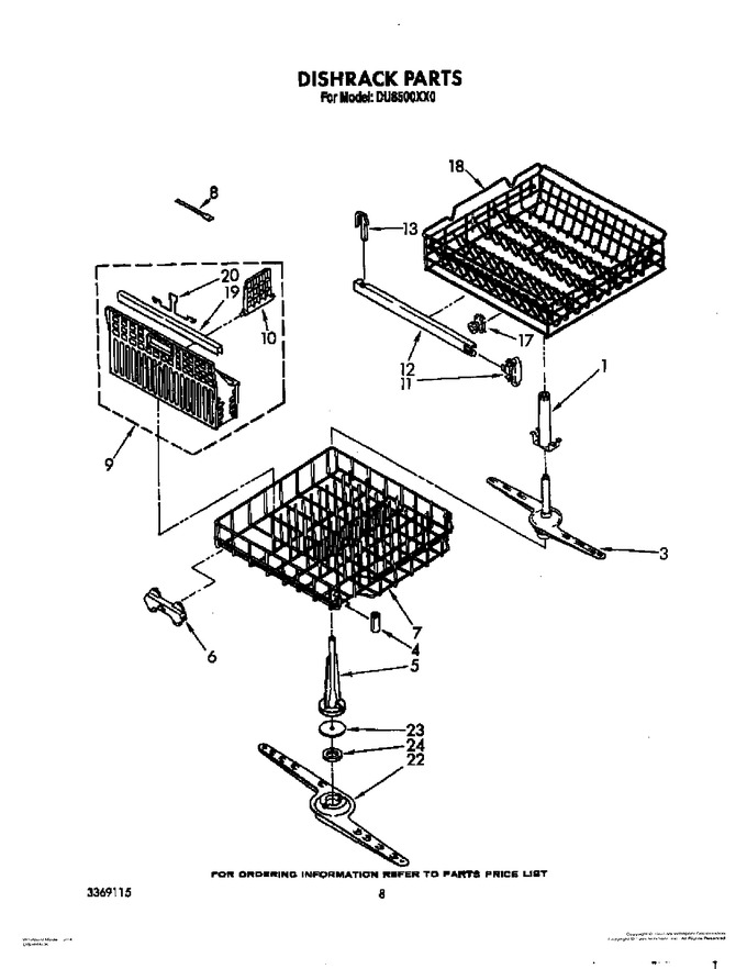Diagram for DU8500XX0