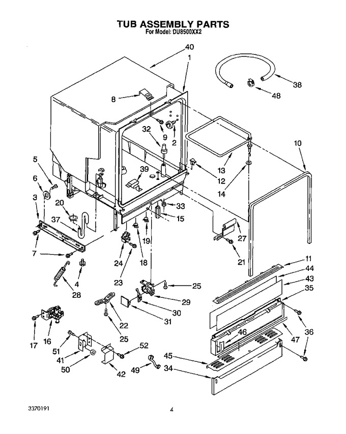 Diagram for DU8500XX2