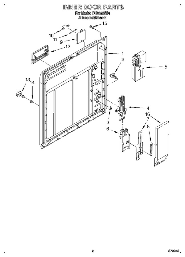 Diagram for DU8500XX4