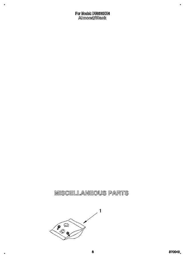 Diagram for DU8500XX4