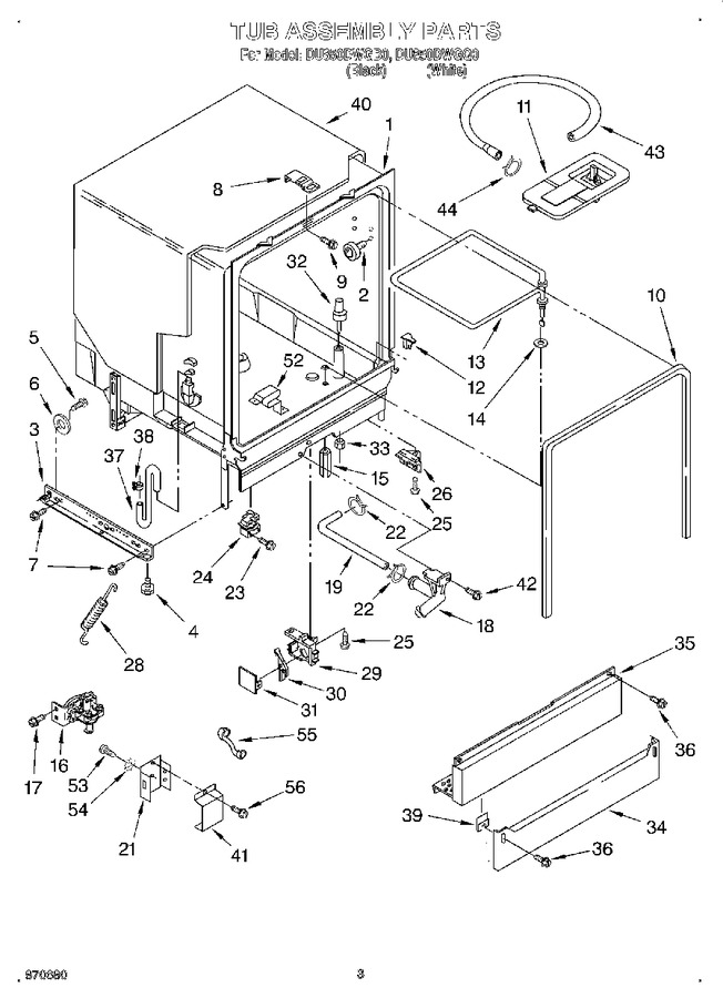 Diagram for DU850DWGB0