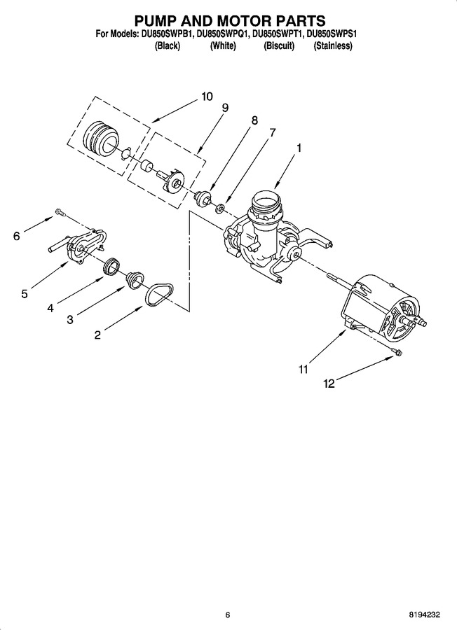 Diagram for DU850SWPS1