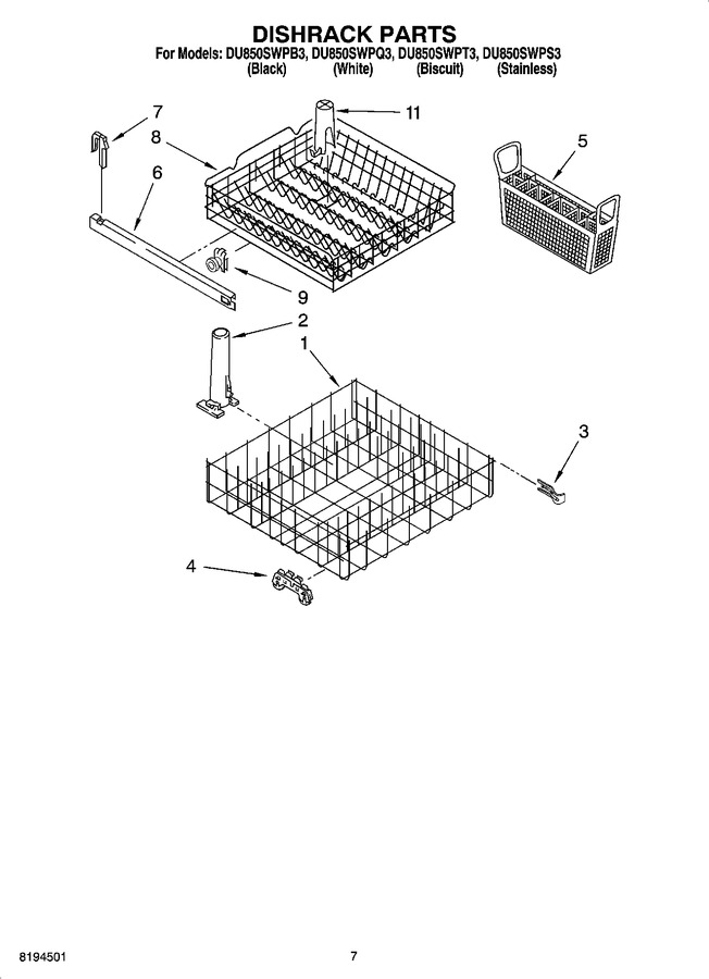 Diagram for DU850SWPB3