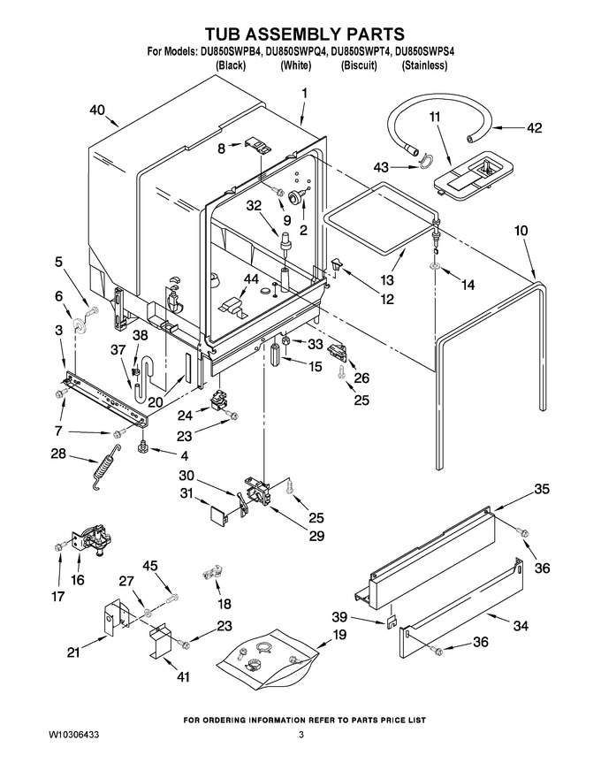 Diagram for DU850SWPB4