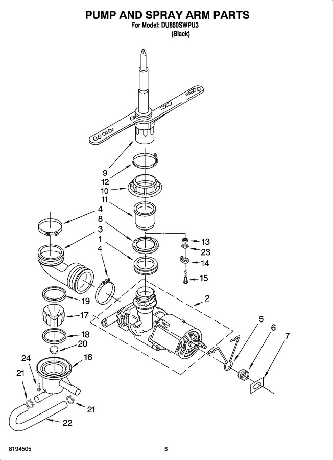 Diagram for DU850SWPU3