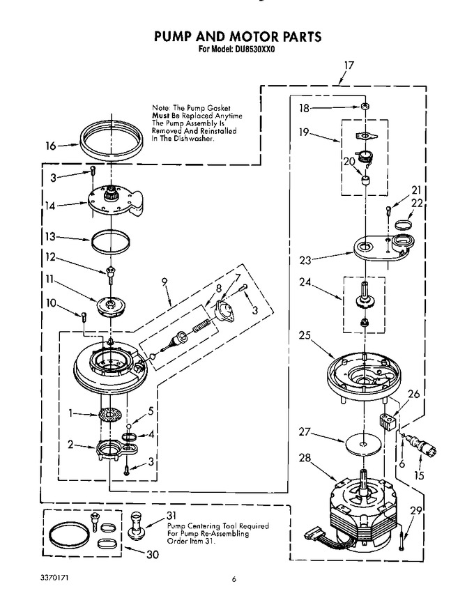 Diagram for DU8530XX0