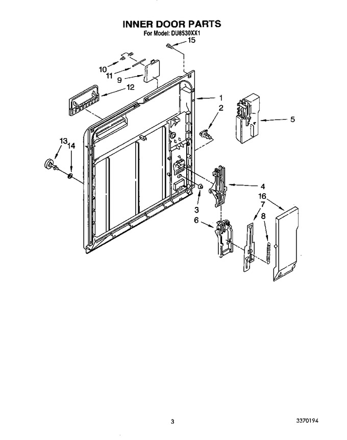 Diagram for DU8530XX1