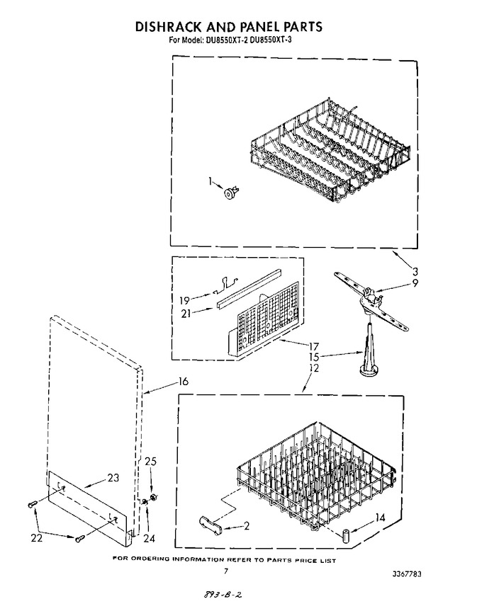 Diagram for DU8550XT3