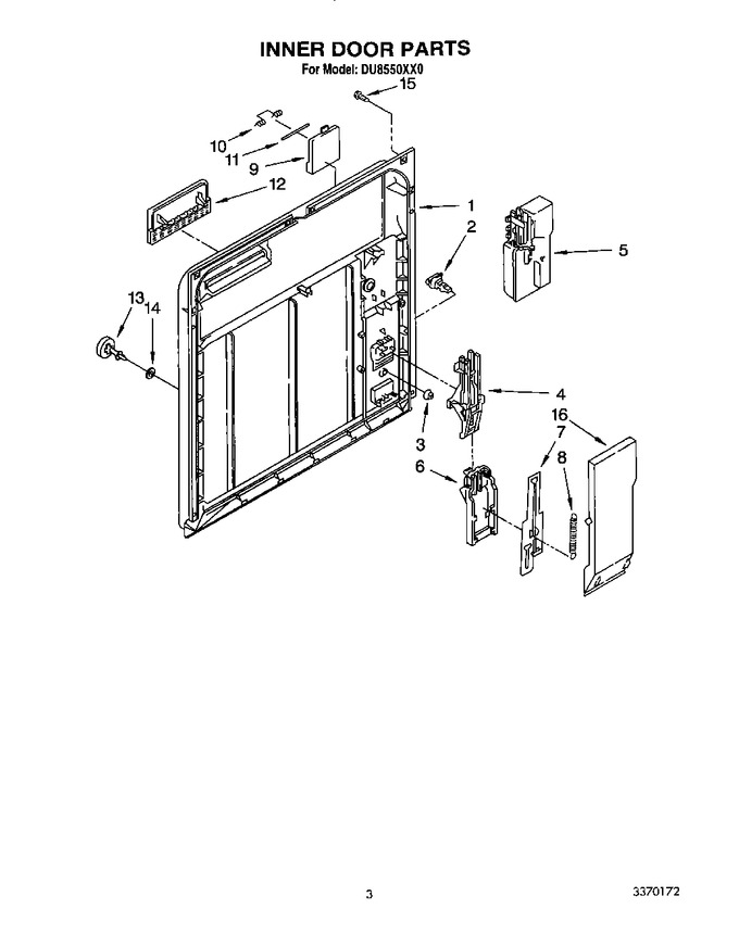 Diagram for DU8550XX0