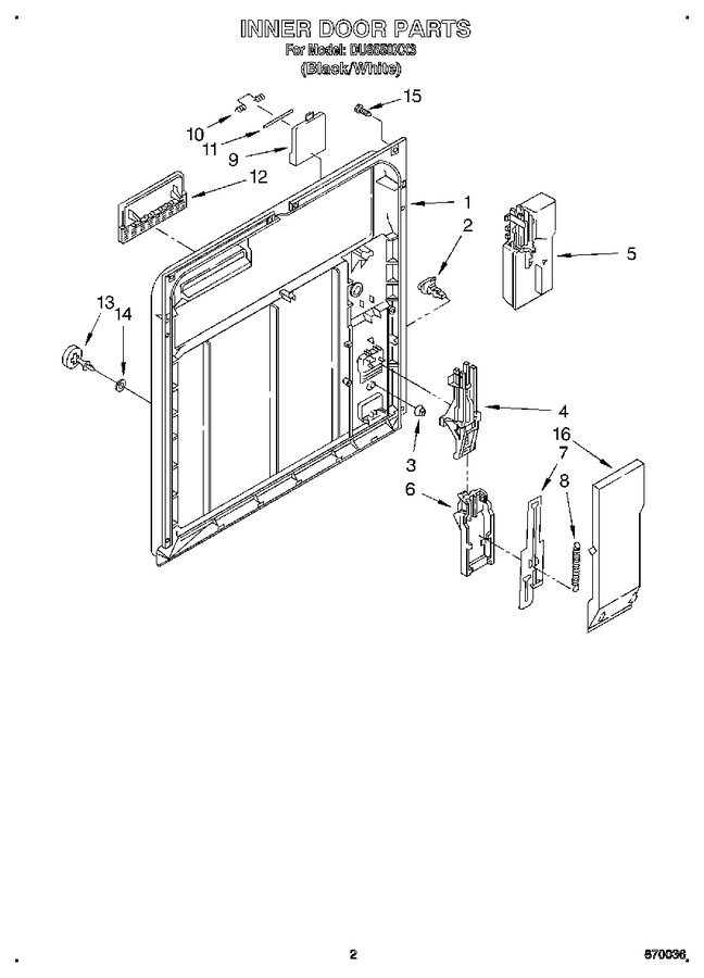 Diagram for DU8550XX3