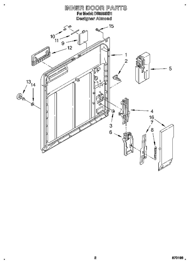 Diagram for DU8560XB1