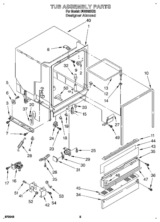 Diagram for DU8560XX2