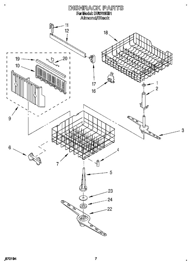 Diagram for DU8700XB1