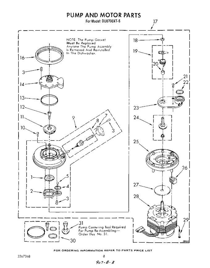 Diagram for DU8700XT5