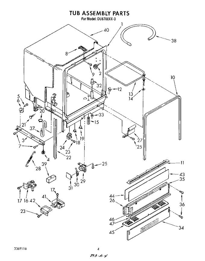 Diagram for DU8700XX0