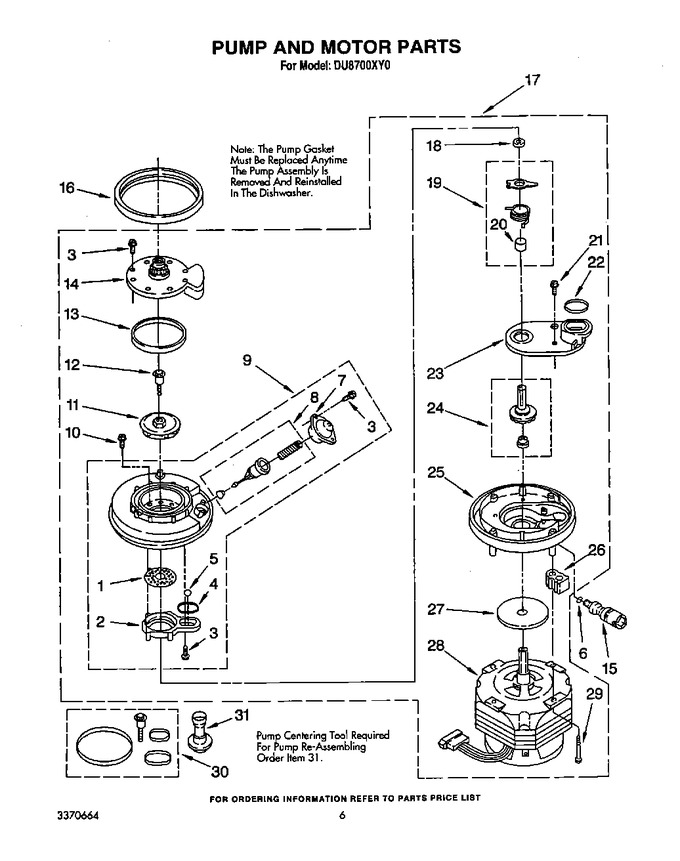 Diagram for DU8700XY0