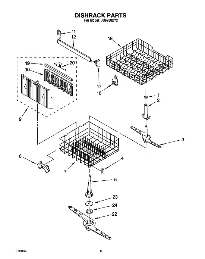 Diagram for DU8700XY2