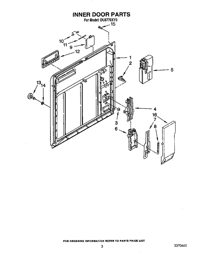 Diagram for DU8770XY0
