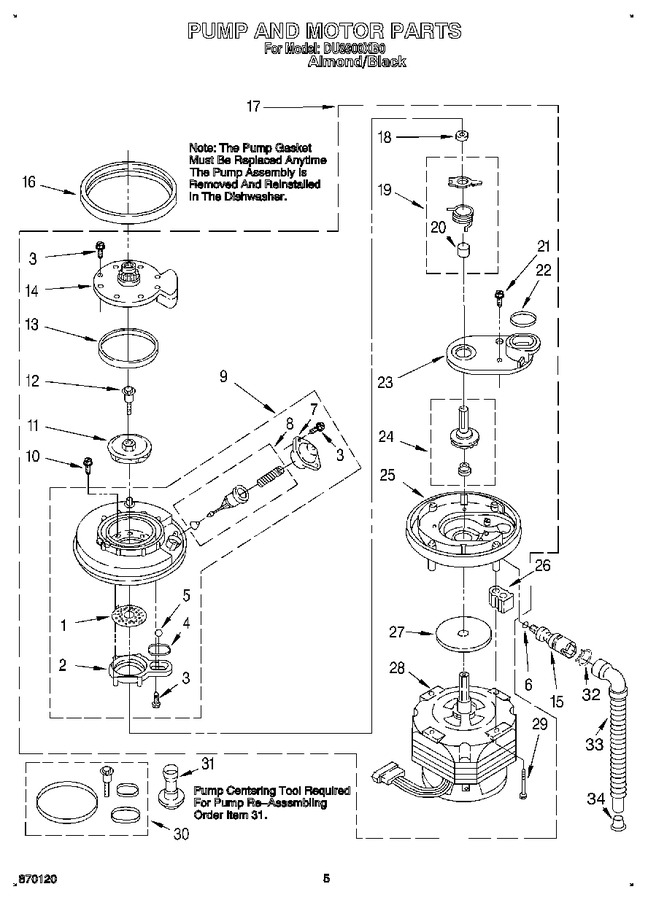 Diagram for DU8900XB0