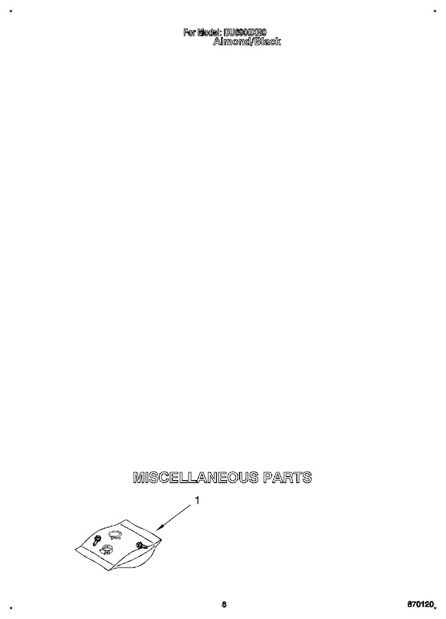 Diagram for DU8900XB0
