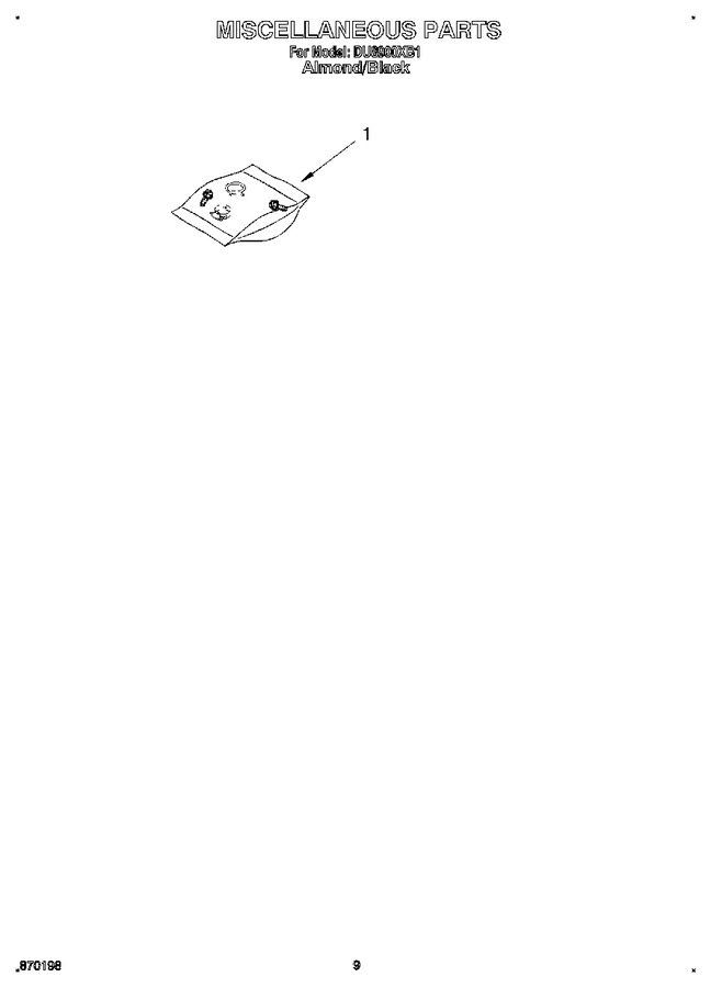 Diagram for DU8900XB1