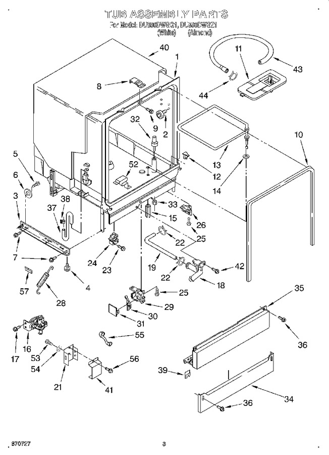 Diagram for DU890DWGZ1