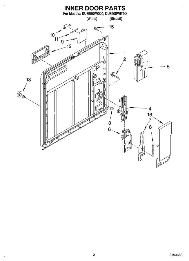 Diagram for DU890SWKT0