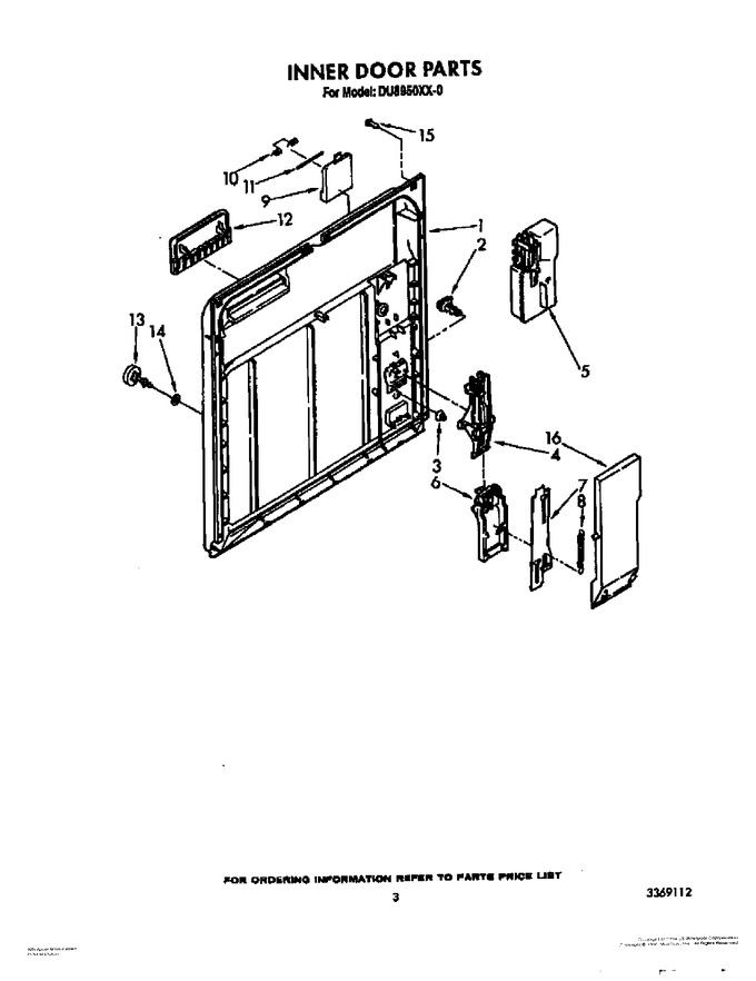 Diagram for DU8950XX0