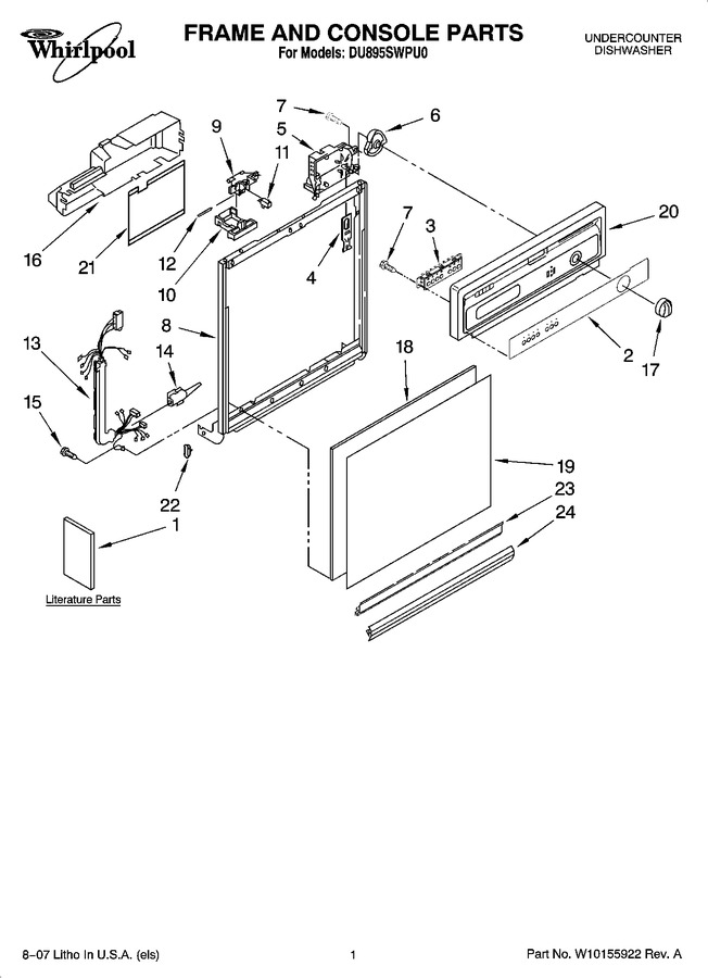 Diagram for DU895SWPU0