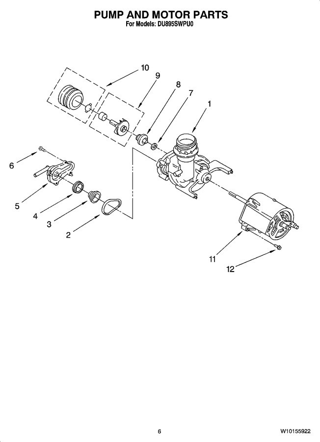 Diagram for DU895SWPU0