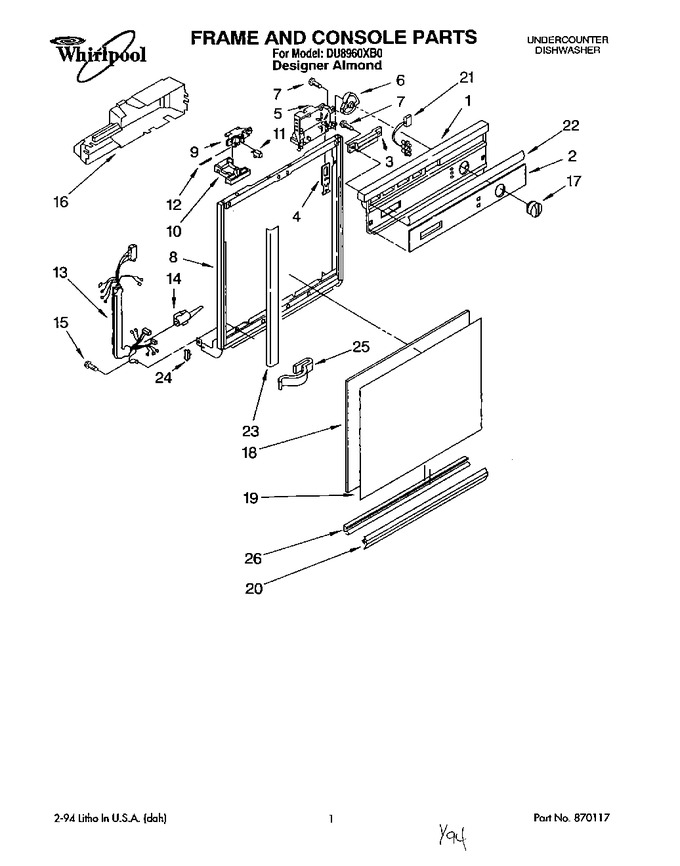 Diagram for DU8960XB0