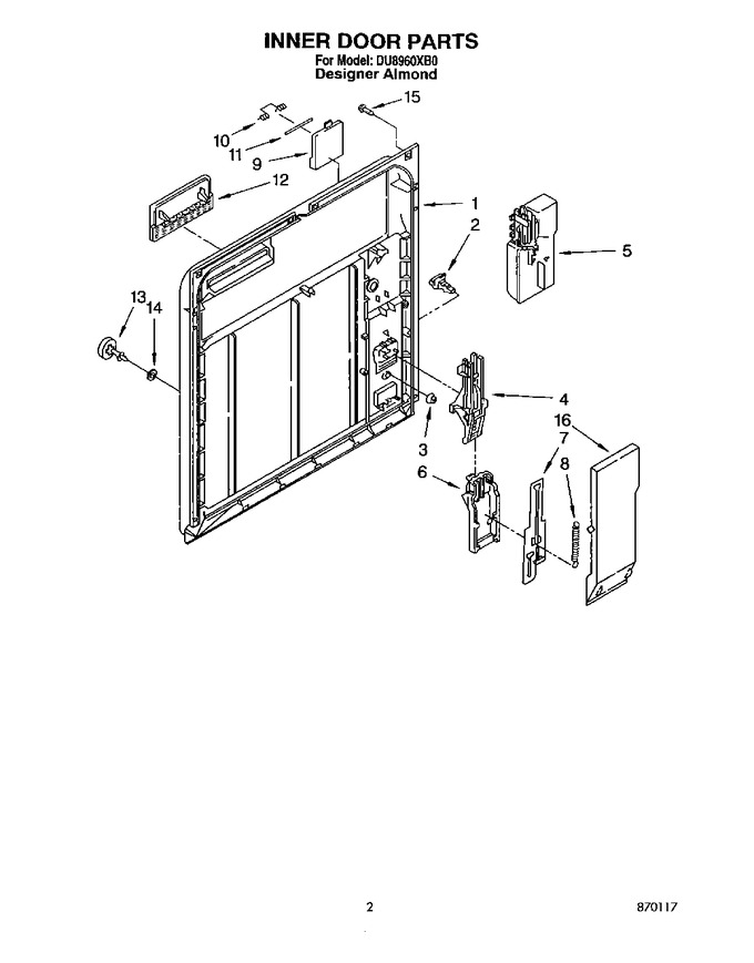 Diagram for DU8960XB0