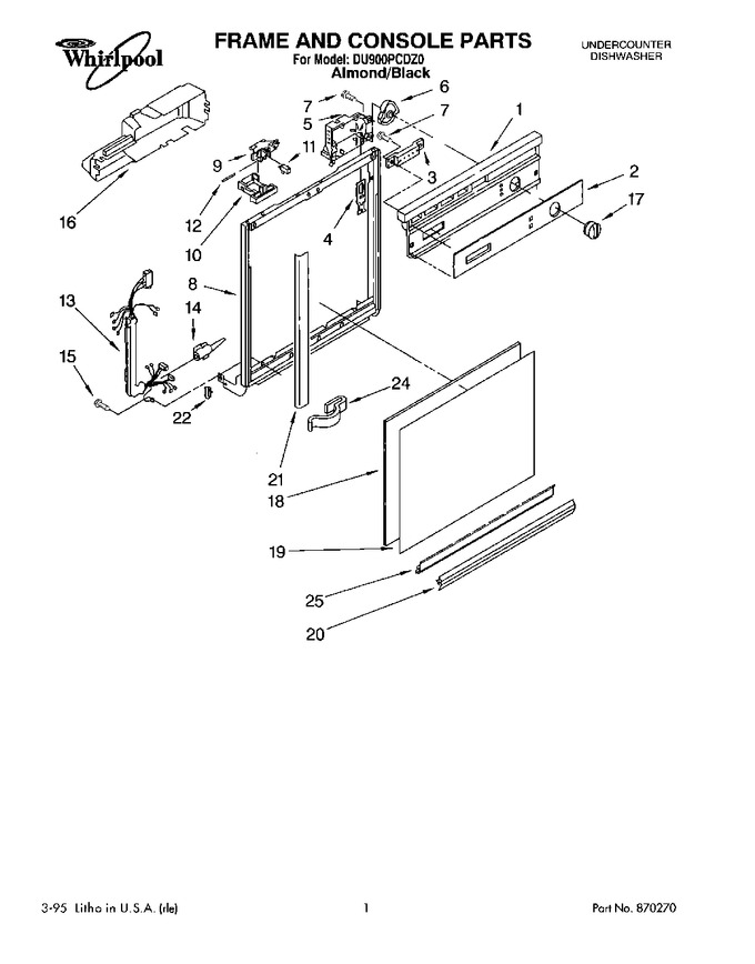 Diagram for DU900PCDZ0