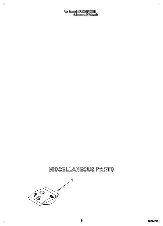 Diagram for DU900PCDZ0