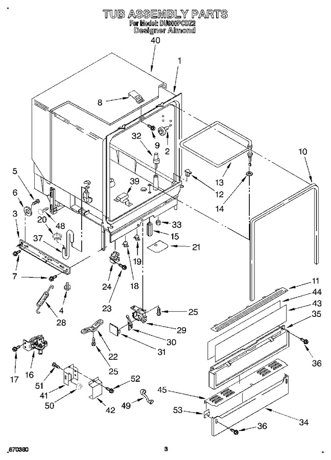 Diagram for DU900PCDZ2