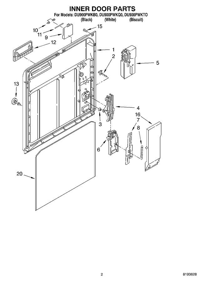Diagram for DU900PWKB0