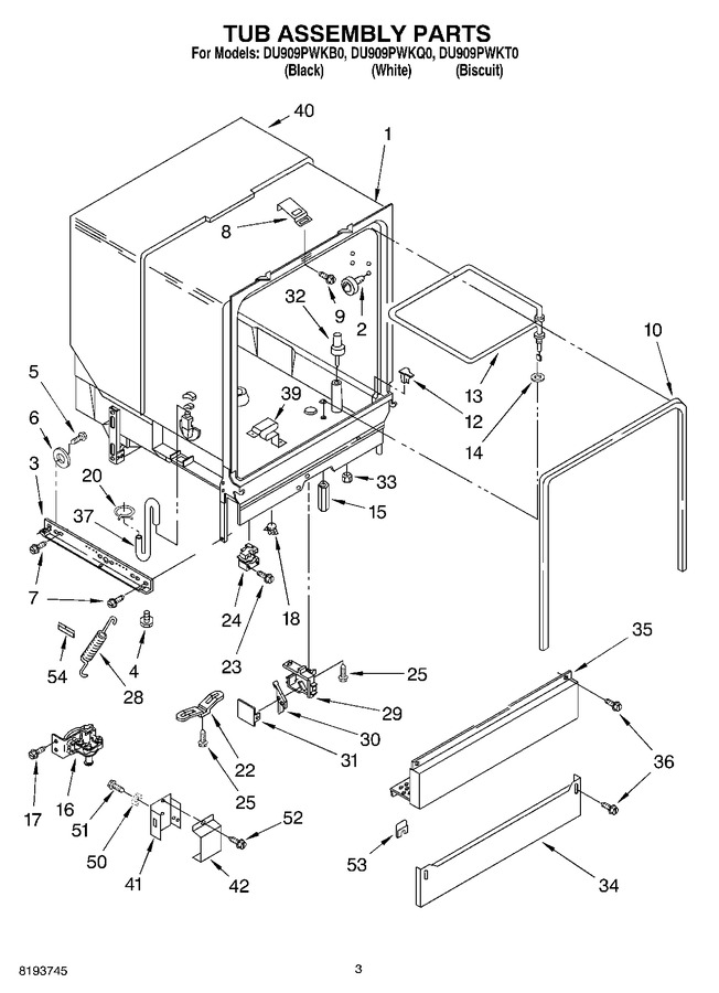 Diagram for DU909PWKB0