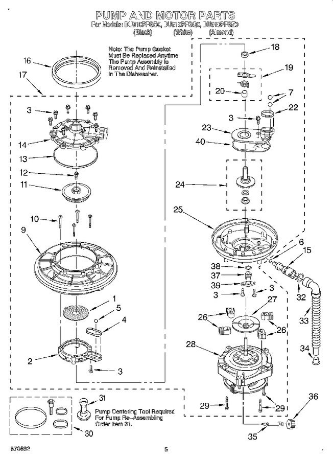 Diagram for DU910PFGQ0