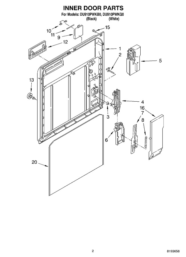 Diagram for DU910PWKQ0