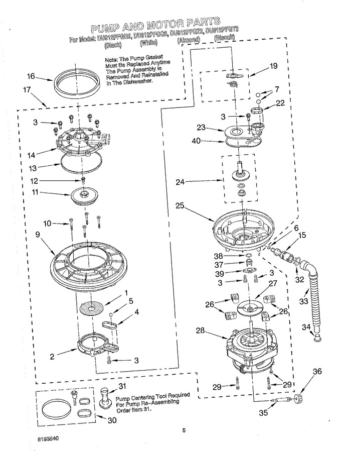 Diagram for DU912PFGZ2