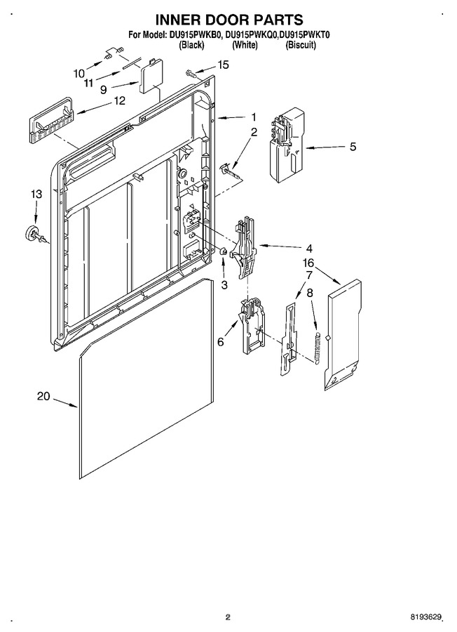 Diagram for DU915PWKQ0
