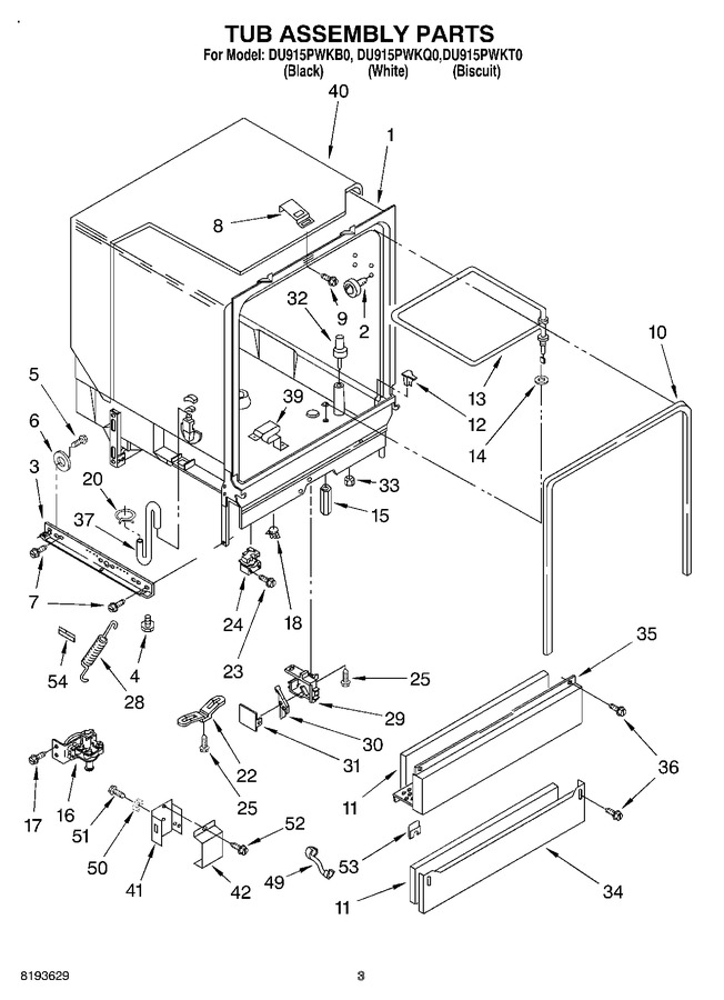 Diagram for DU915PWKQ0